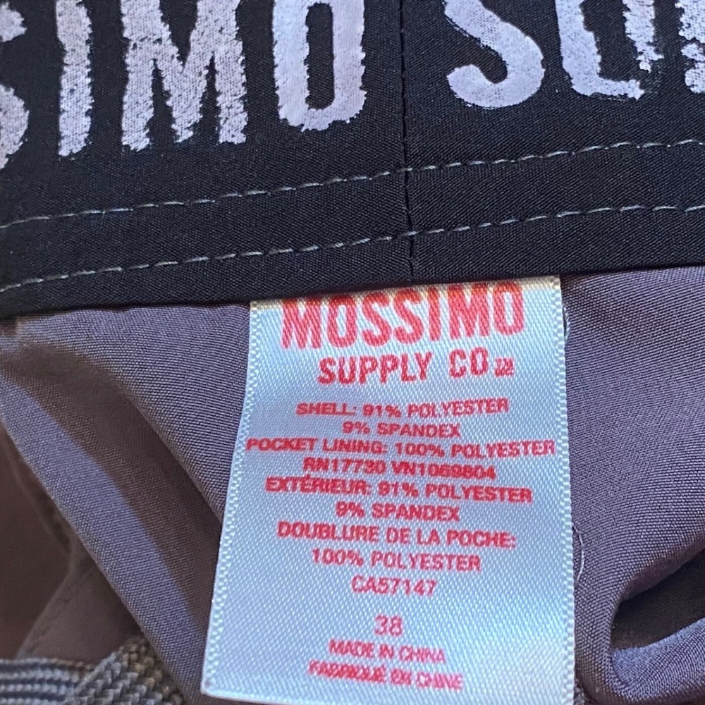 Mossimo Supply Co. Swim Trunks Board Shorts Quick Dry Gray Size 38 - Picture 3 of 3